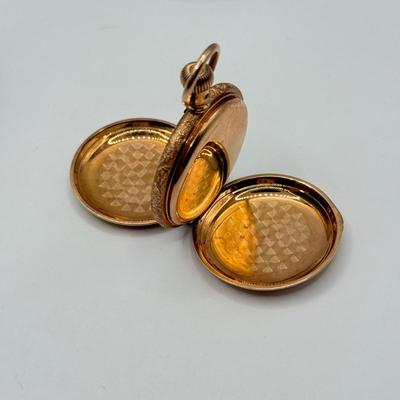 LOT 342J: Vintage Trifold Pocket Watches: Elgin & Seth Thomas