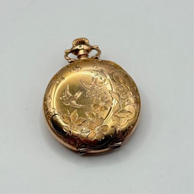 LOT 342J: Vintage Trifold Pocket Watches: Elgin & Seth Thomas