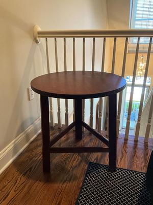 F638 Cherry Tripod Table