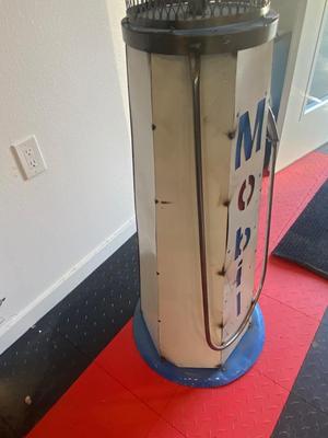 REALLY NEAT HAND CRAFTED REPRODUCTION MOBIL OIL GAS PUMP