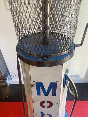REALLY NEAT HAND CRAFTED REPRODUCTION MOBIL OIL GAS PUMP