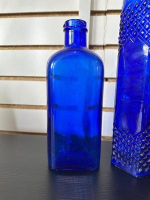 BLUE GLASS BOTTLES (1)