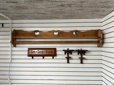 WOODEN WALL SHELVES