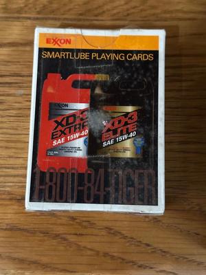 EXXON PLAYING CARDS & ROUTE 66 POCKET KNIFE