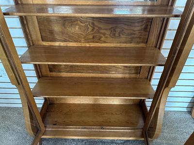 ANTIQUE DISPLAY/CURIO CABINET