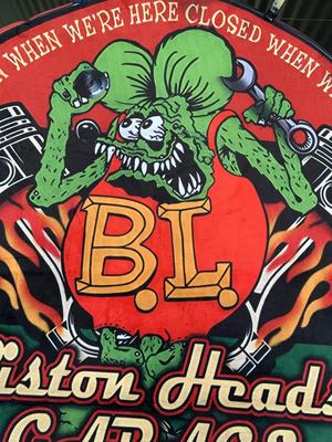 RAT FINK THROW RUG