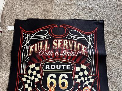 FULL SERVICE ROUTE 66 THROW RUG