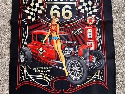 FULL SERVICE ROUTE 66 THROW RUG