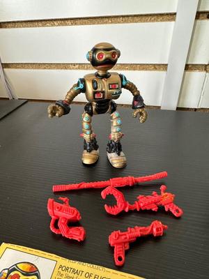 TMNT "FUGITOID", "DON UNDERCOVER TURTLE" & "PRO PILOT DON" ACTION FIGURES