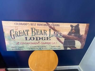 WOOD AND CANVAS OUTDOORS MAN WALL ART