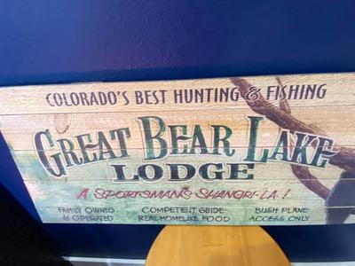WOOD AND CANVAS OUTDOORS MAN WALL ART