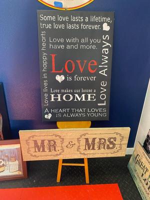 FOR THE LOVING COUPLE CANVAS WALL ART