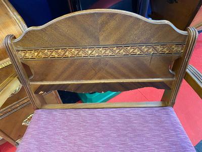 BEAUTIFUL 1930’s-1940’s WATERFALL VANITY AND STOOL