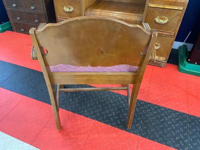 BEAUTIFUL 1930’s-1940’s WATERFALL VANITY AND STOOL
