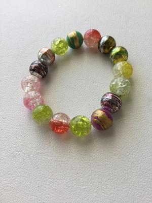 Colorful round stretchy fashion bracelet