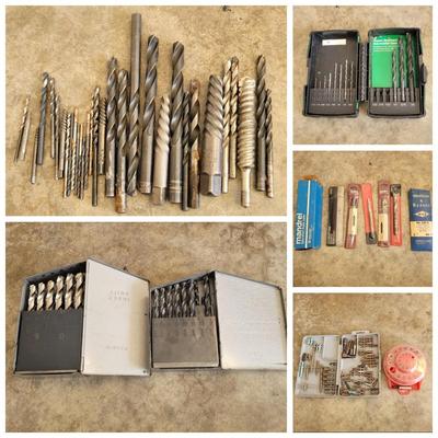 Large Drill Bit Lot (G-EL)