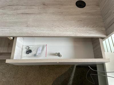 RETAIL CHECKOUT COUNTER WITH LIGHTED DISPLAY CASE