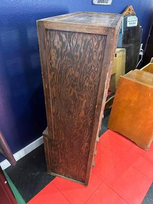 A SECTION OF OLD POST OFFICE BOXES