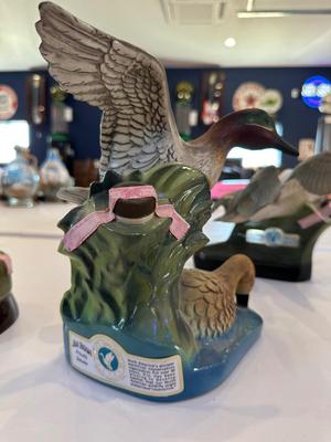 DUCKS UNLIMITED JIM BEAM DECANTERS