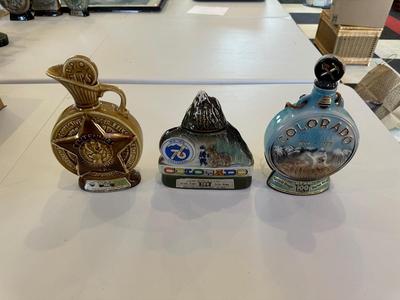 VINTAGE JIM BEAM COLORADO DECANTERS