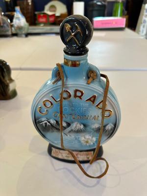 VINTAGE JIM BEAM COLORADO DECANTERS