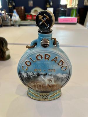 VINTAGE JIM BEAM COLORADO DECANTERS