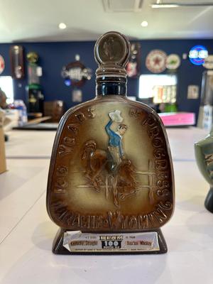 VINTAGE WYOMING AND SOUTH DAKOTA JIM BEAM DECANTERS