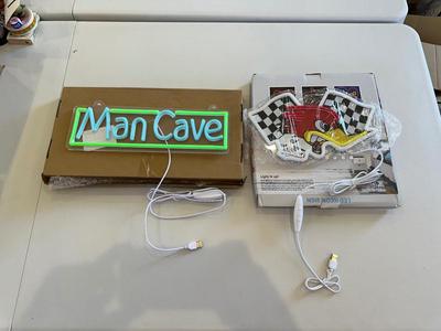 COOL ASS MR. HORSE POWER LED SIGN AND LED MAN CAVE SIGN