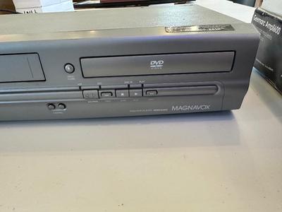 MAGNAVOX COMBO VHS/DVD PLAYER, TELEPHONE AND A SMALL BLUETOOTH RADIO