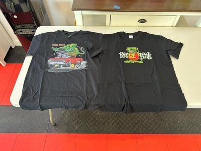 2 RAT FINK T-SHIRTS SIZE LARGE