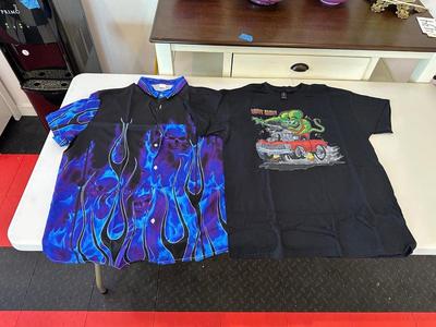 2 NEW MEN'S SHIRTS SIZE L