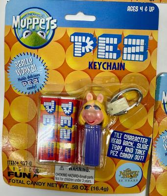 Vintage Keychain Pez Dispenser Lot
