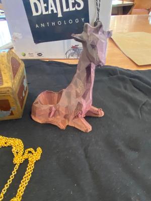 TREASURE CHEST COIN BANK, 3-D PRINTED GIRAFFE AND MORE!