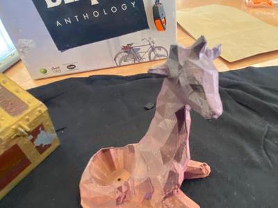 TREASURE CHEST COIN BANK, 3-D PRINTED GIRAFFE AND MORE!