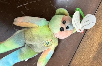 Beanie Baby Lot of 5 - Ty bears and one frog - Original Tags Attached