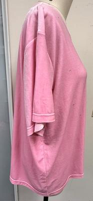 Womens Quacker Factory Pink size 1X Shirt with rhinestone pattern