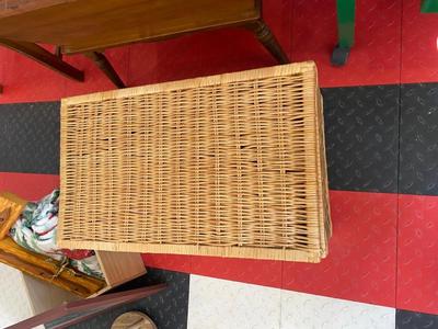 WICKER HAMPER CHRISTMAS DECOR AND MORE!