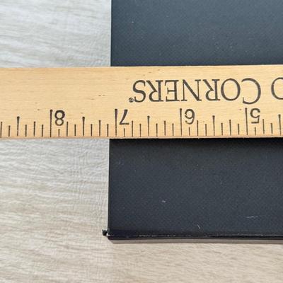 LOT 381D: Black Coach Gift Boxes & Cloth Bags w/ Leather Tags