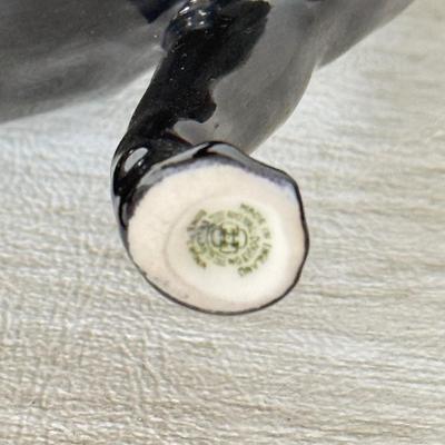 LOT 382K: Rare Vintage Royal Doulton Black Labrador Bone China Figurine