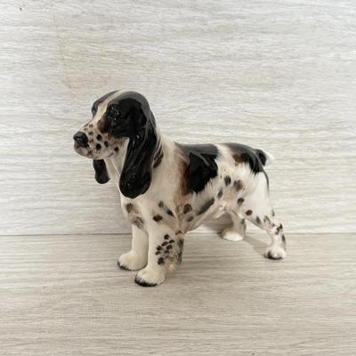 LOT 383K: Rare Vintage Royal Doulton Cocker Spaniel Bone China Figurine