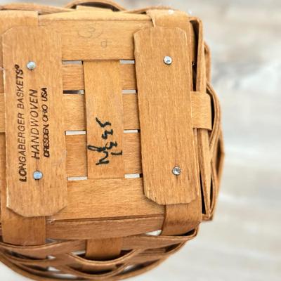 LOT 386K: Collection of Small Hand Woven Longaberger Baskets, some w/ Liners