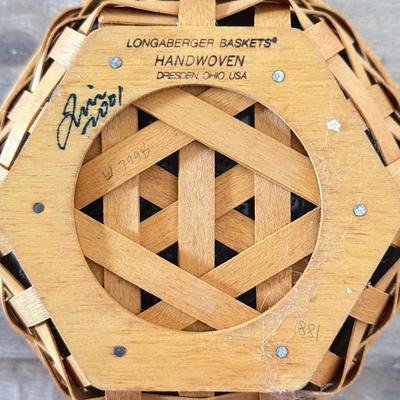 LOT 386K: Collection of Small Hand Woven Longaberger Baskets, some w/ Liners