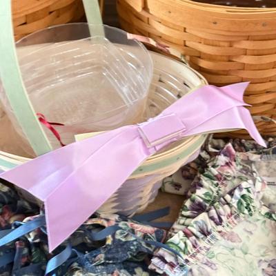 LOT 387K: Longaberger Collection: Baskets, Accessories & Liners