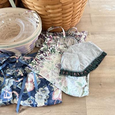 LOT 387K: Longaberger Collection: Baskets, Accessories & Liners