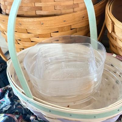 LOT 387K: Longaberger Collection: Baskets, Accessories & Liners