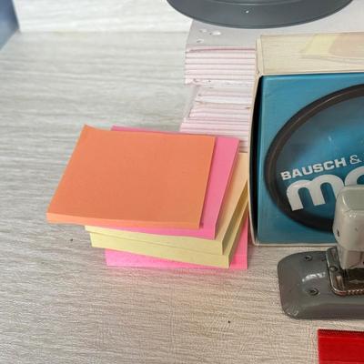 LOT 396L: HP DeskJet 4155e Printer w/ Collection of Office Supplies