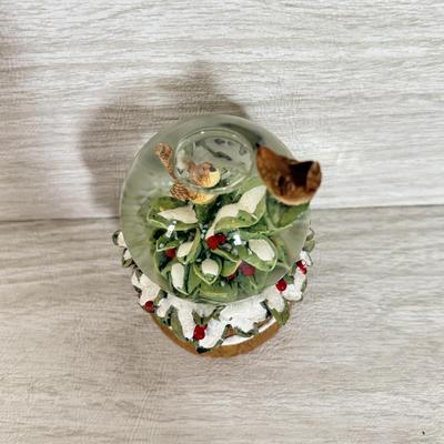 LOT 398K: Vintage Royal Doulton “Mrs Bunnykins: Clean Sweep” Bone China Figurine, Wade Whimsies Turtle, Hallmark Cardinal Snowglobe &...