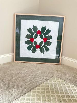 BR701 Framed Appliqué Quilt