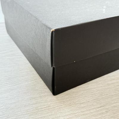 LOT 400D: Black Coach New York Gift Boxes w/ Cloth Bags