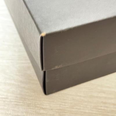 LOT 400D: Black Coach New York Gift Boxes w/ Cloth Bags